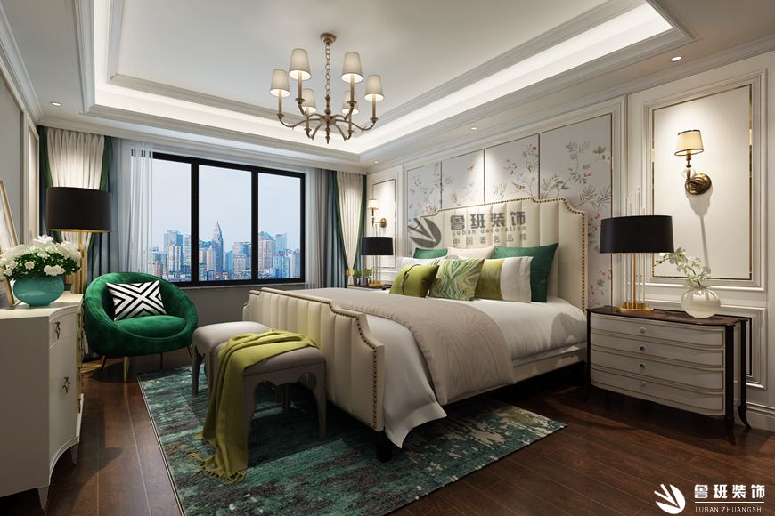绿地海珀香庭,现代风格,卧室